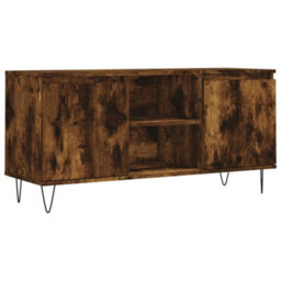 Walplus Tv Cabinet Smoked Oak 104X35X50 Cm Engineered Wood - thumbnail 2