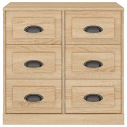 Berkfield Sideboard Sonoma Oak 70X35.5X67.5 Cm Engineered Wood - thumbnail 6