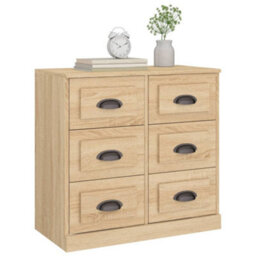 Berkfield Sideboard Sonoma Oak 70X35.5X67.5 Cm Engineered Wood - thumbnail 4
