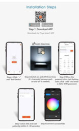 Led Smart Ceiling Lamp Rgb With App And Remote Control Dimming And Music Speaker - thumbnail 7