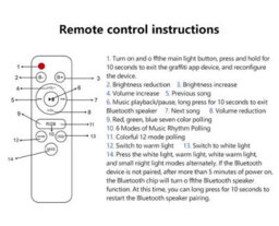Led Smart Ceiling Lamp Rgb With App And Remote Control Dimming And Music Speaker - thumbnail 6