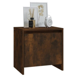 Berkfield Bedside Cabinets 2 Pcs Smoked Oak 45X34X44.5 Cm Engineered Wood - thumbnail 4