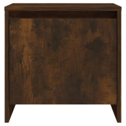 Berkfield Bedside Cabinets 2 Pcs Smoked Oak 45X34X44.5 Cm Engineered Wood - thumbnail 7