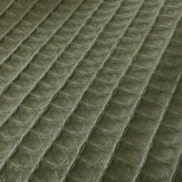 Allure Bath Fashions Luxury Super King Size Waffle Throw Blanket Bedspread 250 X 260Cm - Khaki - thumbnail 4