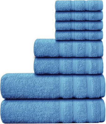 Casabella Luxury 100% Egyptian Cotton Towel Bale 8 Pieces 550 Gsm - image 1