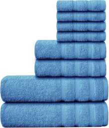 Casabella Luxury 100% Egyptian Cotton Towel Bale 8 Pieces 550 Gsm - thumbnail 1