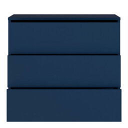 Furniture To Go Alice Springs 3 Drawer Chest With Push-To-Open Drawers In Night Blue - thumbnail 6