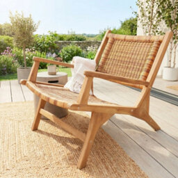 Outdoor Rattan Arm Chair All Weather - thumbnail 1