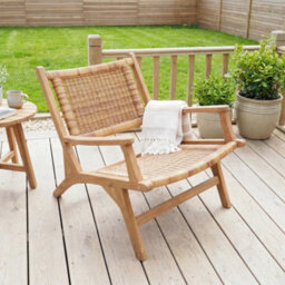 Outdoor Rattan Arm Chair All Weather - thumbnail 2