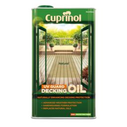 Cuprinol Uv Guard Natural Matt Uv Resistant Wood Oil, 5L - thumbnail 2