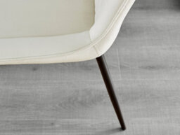 Furniturebox Set Of 2 Dining Chairs - Nora Premium Dining Chairs - Blue Velvet Black Leg Dining Chairs - Kitchen Dining Room Chairs - thumbnail 9
