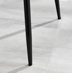 Furniturebox Set Of 2 Dining Chairs - Nora Premium Dining Chairs - Blue Velvet Black Leg Dining Chairs - Kitchen Dining Room Chairs - thumbnail 8