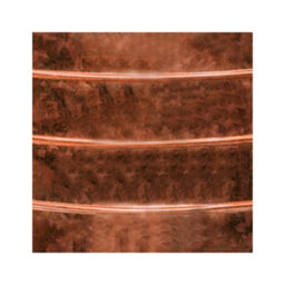 Ivyline Metal Christmas Tree Skirt Copper H26Cm W67Cm - thumbnail 5