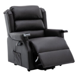 Morris Living The Warminster Dual Motor Riser Recliner Mobility Chair In Brown Leather - thumbnail 9