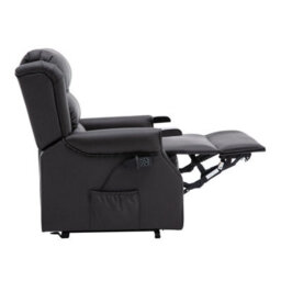 Morris Living The Warminster Dual Motor Riser Recliner Mobility Chair In Brown Leather - thumbnail 3