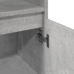 Berkfield Bathroom Cabinet Concrete Grey 30X30X100 Cm Engineered Wood - thumbnail 8