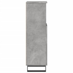 Berkfield Bathroom Cabinet Concrete Grey 30X30X100 Cm Engineered Wood - thumbnail 5
