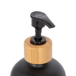 Harbour Housewares 500Ml Glass Soap Dispenser - Refillable Dishes Bottle With Pump Modern Bathroom And Kitchen Accessory - thumbnail 4