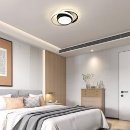 Pheashine Black White Double Round Led Aluminum Ceiling Light Neutral Light - thumbnail 7