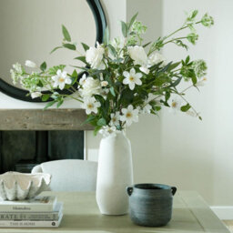 Wyld Haus Set Of 3 Faux White Cow Parsley Ammi Artificial Flower Stems - thumbnail 4