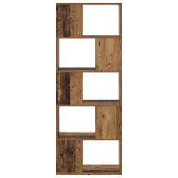 Berkfield Durable Tv Stand Old Wood Engineered Wood 60 X 24 X 155 Cm Tv Stand - thumbnail 5