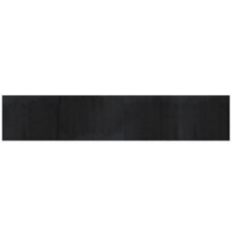 Berkfield Rug Rectangular Black 80X400 Cm Bamboo - thumbnail 2