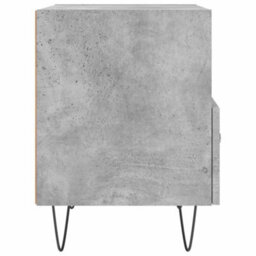 Berkfield Modern Bedside Cabinets 2 Pcs Concrete Grey 40X35X47.5 Cm Engineered Wood - thumbnail 8