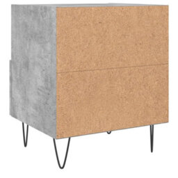 Berkfield Modern Bedside Cabinets 2 Pcs Concrete Grey 40X35X47.5 Cm Engineered Wood - thumbnail 9