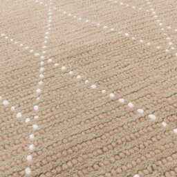 Beige Kilim , Modern , Wool Geometric Easy To Clean Rug For Living Room, Bedroom - 160Cm X 230Cm - thumbnail 2