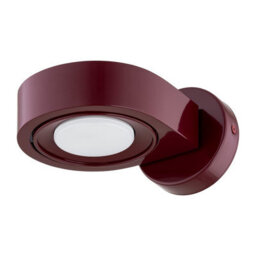 Luminosa Lighting Luminosa Lotus Adjustable Up & Down Wall Lamp Burgundy Gx53 - thumbnail 3
