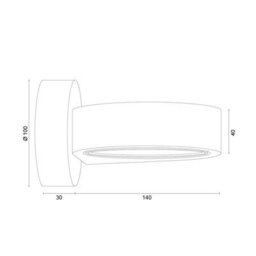 Luminosa Lighting Luminosa Lotus Adjustable Up & Down Wall Lamp Burgundy Gx53 - thumbnail 6
