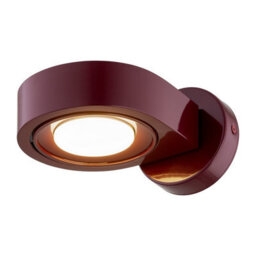Luminosa Lighting Luminosa Lotus Adjustable Up & Down Wall Lamp Burgundy Gx53