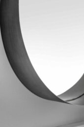 Garden Trading Farringdon Indoor Wall Hung Round Hallway Lounge Mirror Steel - thumbnail 2