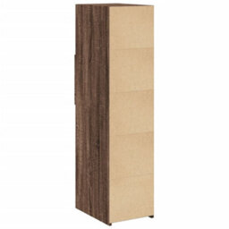 Berkfield Highboard Brown Oak 30X42.5X124 Cm Engineered Wood - thumbnail 6