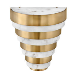Luminosa Lighting Luminosa Hinkley Echelon Integrated Led Flush Wall Lamp Heritage Brass, 3000K - thumbnail 7