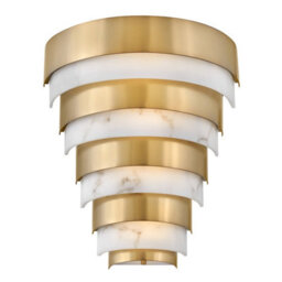 Luminosa Lighting Luminosa Hinkley Echelon Integrated Led Flush Wall Lamp Heritage Brass, 3000K - thumbnail 6