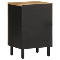Berkfield Bathroom Cabinet 38X33.5X58 Cm Solid Wood Mango - thumbnail 5