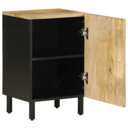 Berkfield Bathroom Cabinet 38X33.5X58 Cm Solid Wood Mango - thumbnail 2