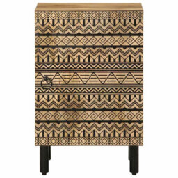 Berkfield Bathroom Cabinet 38X33.5X58 Cm Solid Wood Mango - thumbnail 3