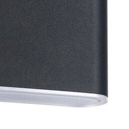 Eglo Grutti Outdoor Led Wall Light, Tri Colour (3000K/4000K/6500K), Ip65 Weatherproof, Anthracite Aluminium - thumbnail 3