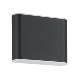 Eglo Grutti Outdoor Led Wall Light, Tri Colour (3000K/4000K/6500K), Ip65 Weatherproof, Anthracite Aluminium - thumbnail 2