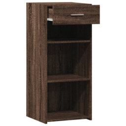 Berkfield Sideboard Brown Oak 40X42.5X93 Cm Engineered Wood - thumbnail 7