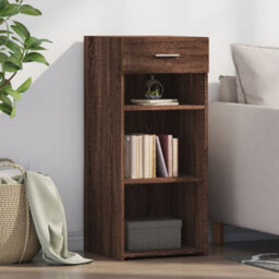 Berkfield Sideboard Brown Oak 40X42.5X93 Cm Engineered Wood - thumbnail 1
