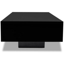 Walplus Coffee Table High Gloss Black - Mdf - thumbnail 3