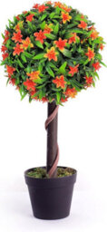 Best Artificial 2Ft / 60Cm Orange Lily Ball Tree Plant Garden Office Conservatory Tropical Indoor Outdoor