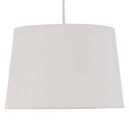 First Choice Lighting Zoey Natural Linen Easy Fit Pendant Or Lamp Shade - thumbnail 2