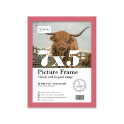7X5 Pink Picture Frame (12.7 X 17.8Cm) Poster, Photo, Artwork, Gallery Wall Or Print - thumbnail 1