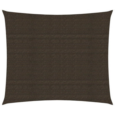 Berkfield Sunshade Sail 160 G/m2 Brown 2.5X3 M Hdpe - image 1