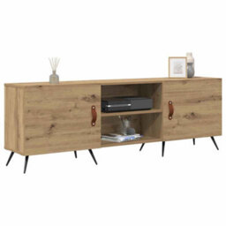 Berkfield Tv Cabinet Artisan Oak 150 X 30 X 50 Cm Engineered Wood - thumbnail 3