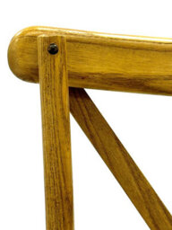 Light Rustic Cross Back Wooden Chairs, Rustic Wooden Dining Chairs, Wedding Chair Be Furniture - thumbnail 9